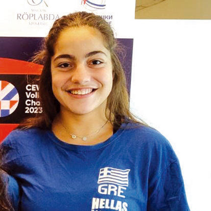 Η Πρινιωτάκη που κατέλαβε την 4η θέση με την Εθνική Π/Κ