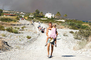 Σε όλα τα διεθνή μέσα οι φωτιές της Ρόδου