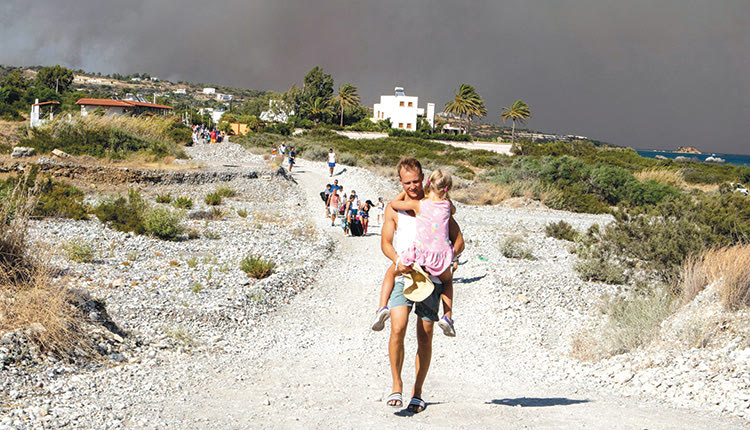 Σε όλα τα διεθνή μέσα οι φωτιές της Ρόδου