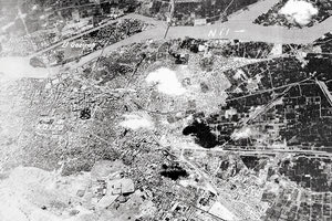 Κάιρο, 24 Σεπτεμβρίου 1941, η πόλη με τον Νείλο. Αεροφωτογραφία από τη μονάδα αεροφωτογράφισης 2(F)123.