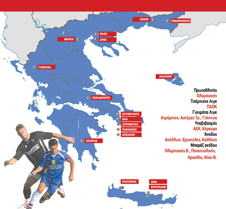 ΠΩΣ ΚΑΤΑΝΕΜΟΝΤΑΙ ΟΙ ΟΜΑΔΕΣ ΤΗΣ ΚΡΗΤΗΣ 4 ΠΟΙΕΣ ΕΙΝΑΙ ΟΙ ΕΚΚΡΕΜΟΤΗΤΕΣ			4 ΜΕΤΑΞΥ SL2 ΚΑΙ Γ’ ΕΘΝΙΚΗΣ Ο ΓΙΟΥΧΤΑΣ
Ο χάρτης των Εθνικών κατηγοριών 