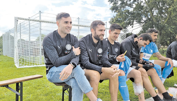 Ο Γκαγέγος συνάντησε παλιούς και νέους συμπαίκτες στην Ολλανδία