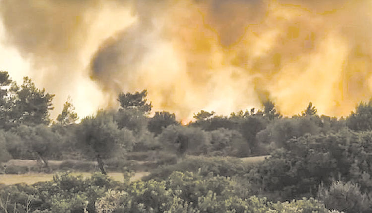 Χωρίς τέλος οι αναωπυρώσεις στη Ρόδο