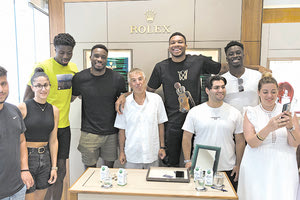 Τα αδέρφια Αντετοκούνμπο στην πρόσφατη επίσκεψή τους στην Κρήτη