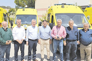 Άλλα τέσσερα ασθενοφόρα στην υπηρεσία της 7ης ΥΠΕ