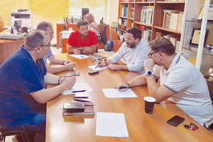 Το Οικονομικό Επιμελητήριο επισκέφθηκε ο Γιώργος Σισαμάκης.