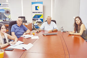 Από τη συνάντηση στον Οργανισμό Ανάπτυξης Κρήτης