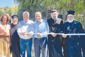 Από τα εγκαίνια των γηπέδων 5χ5 στο Αμάρι