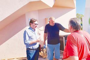 Στο αμαξοστάσιο του Δήμου Ηρακλείου ο Γιώργος Αλεξάκης