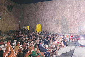 Από την εκδήλωση στην οποία συμμετείχε ο Μιχάλης Καραμαλάκης