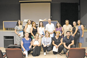 Από την εκδήλωση για τις γυναίκες στο Αρκαλοχώρι.