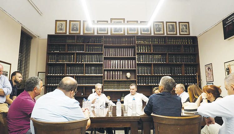 Από τη συνάντηση στον Δικηγορικό Σύλλογο