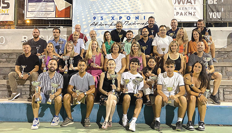 Οι τενίστες και οι τενίστριες που διακρίθηκαν στο τουρνουά του «Ηράκλειο» ΟΑΑ