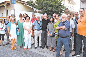 Την περιοχή της λεωφόρου Ούλωφ Πάλμε επισκέφθηκε ο Αλέξης Καλοκαιρινός