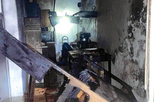 Έπιασε φωτιά στο σπίτι