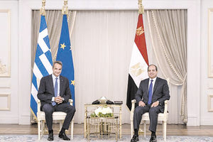 Από τη συνάντηση Μητσοτάκη και Σίσι