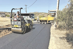 Νέες δράσεις ασφαλτοστρώσεων στην Αγία Πελαγία