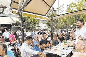 Από την ομιλία του Μενέλαου Μποκέα στο Τσαλικάκι