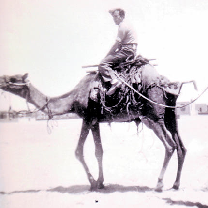 1943. Ο Γιάννης Ανδρουλάκης στο Κάιρο