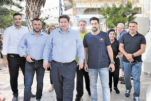 Στις Πατέλες ο Μιχ. Καραμαλάκης