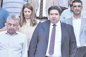 Στον Άγιο Μύρωνα ο Μιχάλης Καραμαλάκης