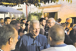 Θερμή υποδοχή στον Αλέξη Καλοκαιρινό