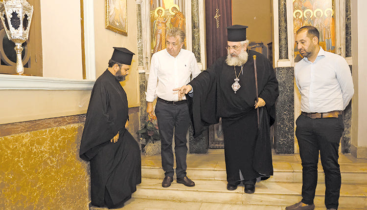 Ο περιφερειάρχης με τον Αρχιεπίσκοπο