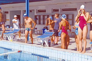 Από το καμπ που γίνεται στο Κολυμβητήριο Ηρακλείου