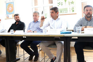 Από τη σύσκεψη στη Γεωργική Σχολή Μεσαράς