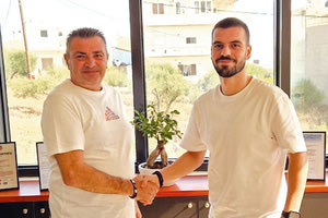 Ο πρόεδρος του Αλμυρού κ. Γαβαλάς καλωσόρισε τον Γιώργο Κοντογιάννη