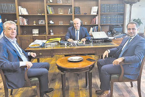 Από τη συνάντηση με τον Νίκο Παπαθανάση