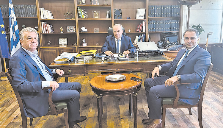 Από τη συνάντηση με τον Νίκο Παπαθανάση