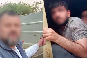 Ενας Αλβανός, ο Απόστολος Τότα, που ζει στην Αλεξανδρούπολη, αιχμαλώτισε και κρατούσε παράνομα μετανάστες σε ένα τρέιλερ και καλούσε τον κόσμο σε πογκρόμ κατά των μεταναστών.