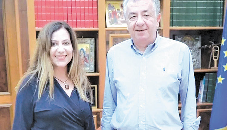 Με τον Σταύρο Αρναουτάκη η Αμαλία Νινιράκη