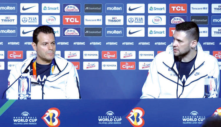 Οι Ιτούδης και Παπανικολάου στην χθεσινή συνέντευξη Τύπου