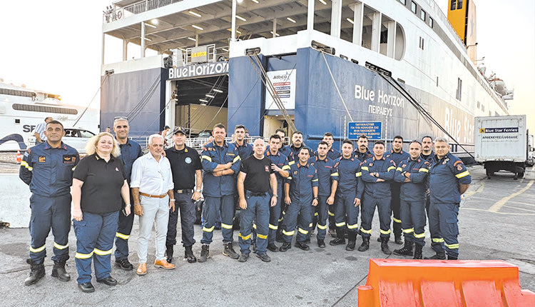 Στον Εβρο βρίσκονται από χθες οι πυροσβέστες της Κρήτης