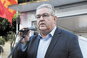 Ο γγ του ΚΚΕ, Δημήτρης Κουτσούμπας,