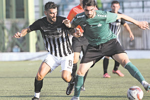 Φάση από το παιχνίδι του ΠΟΑ με τον ΑΟΤ