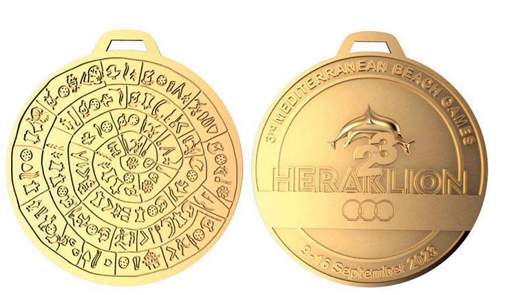 Κόσμημα τα μετάλλια των Μεσογειακών Παράκτιων