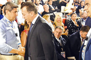 Ο κ. Βρούτσης με τον κ. Αυγενάκη και τον κ. Νταμπακάκη