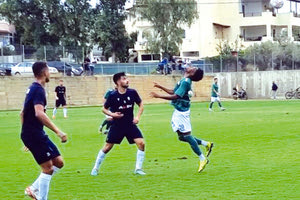 Φάση απο το παιχνίδι του ΠΟΑ με την Επισκοπή στο Ρέθυμνο