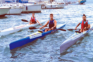 Διακάκης, Αλεξανδράκη και Κουκλινού στο Ωκεάνιο Καγιάκ