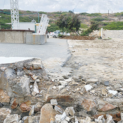  Καθαιρέθηκαν οι αυθαίρετες κατασκευές στον Μπούφο του Σισίου