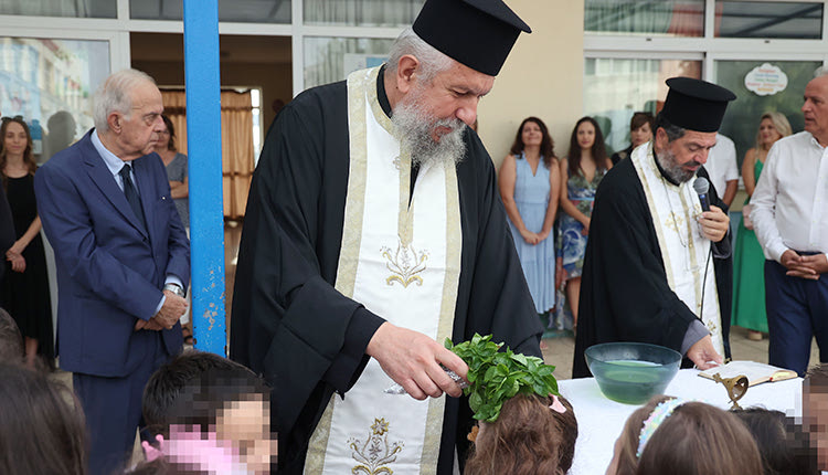 Στο 1ο Δημοτικό Αλικαρνασσού ο Λαμπρινός