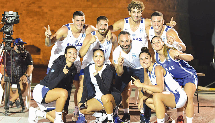 Πρωταθλήτριες οι εθνικές ομάδες ανδρών-γυναικών στο μπάσκετ 3Χ3