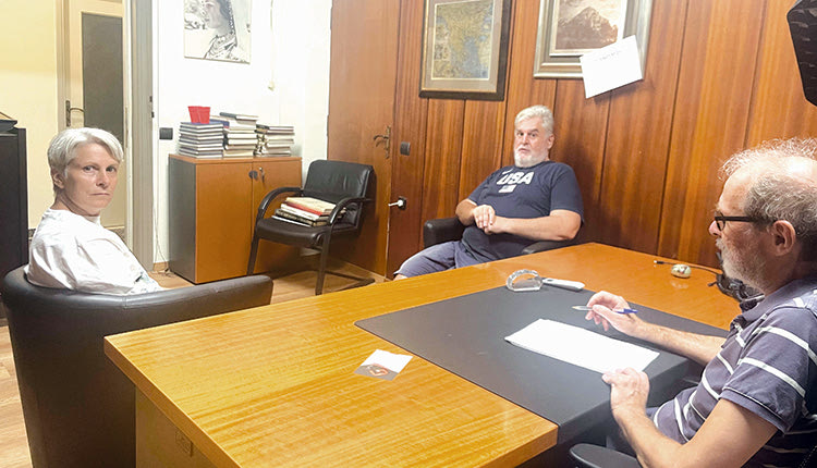 Αισιόδοξος για το μέλλον του Εργοτέλη δήλωσε ο Βάγγελης Γιαννουλάκης στον συντάκτη της «Π» Νίκο Μαρκάκη