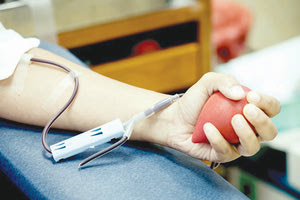 Εθελοντική αιμοδοσία στη Λότζια