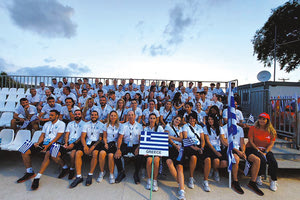 Η ελληνική ομάδα που πήρε την δεύτερη θέση στα μετάλλια στους τρίτους Μεσογειακούς Παράκτιους Αγώνες