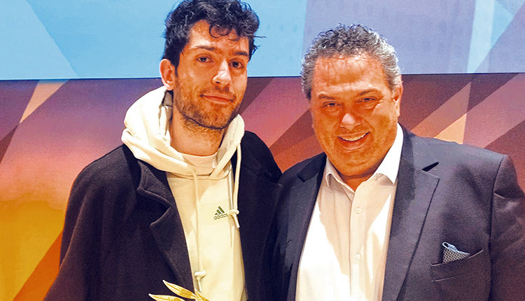 Ο Γ. Πιτσούλης με τον Μ. Τεντόγλου