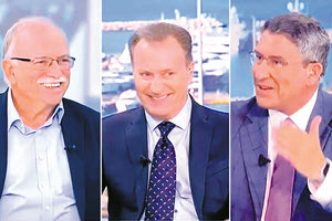 Γλώσσα λανθάνουσα… Γέλια προκάλεσε στο πλατό της εκπομπής «Σήμερα» του ΣΚΑΪ ένα σαρδάμ που έκανε ο ευρωβουλευτής του ΣΥΡΙΖΑ Δημήτρης Παπαδημούλης, την ώρα που μιλούσε για το αποτέλεσμα των χθεσινών εκλογών για την ηγεσία του κόμματος.